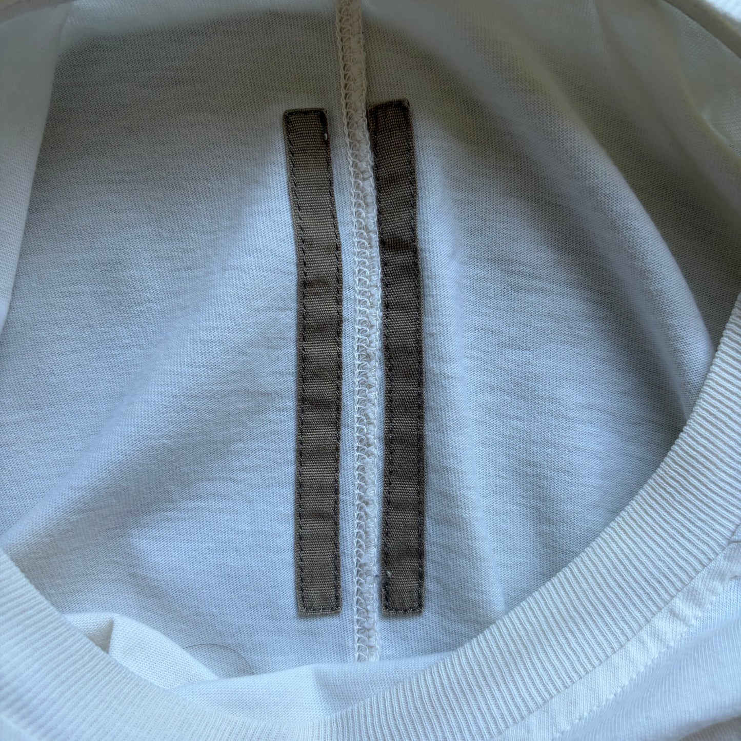 Rick Owens DRKSHDW White Level Short Sleeve Shirt (BLEACHED) (UNI)