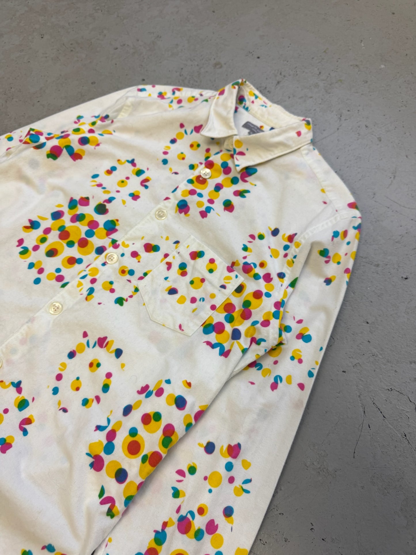 Comme Des Garcons Homme AD2003 Polka Dot Button Up (S)