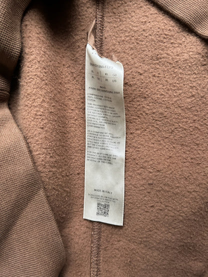 Rick Owens DRKSHDW SS24 Khaki Brown Hoodie (XL)
