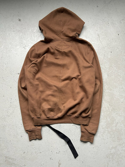 Rick Owens DRKSHDW SS24 Khaki Brown Hoodie (XL)