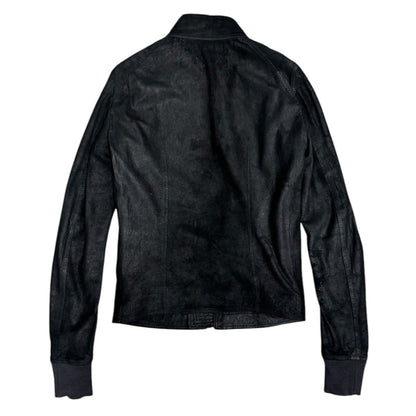 Rick Owens Blistered Lamb Skin Leather Jacket (M)