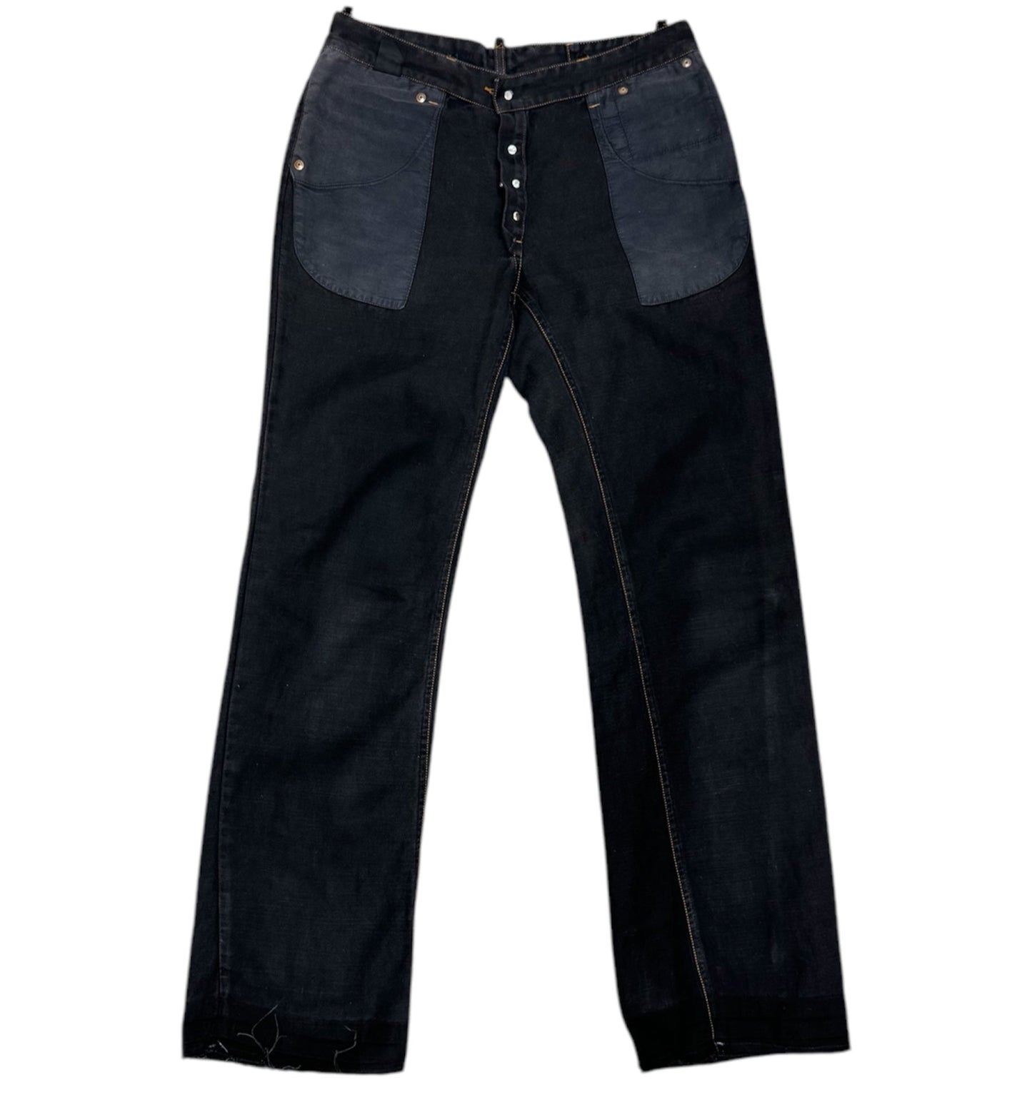 Maison Martin Margiela SS03 Artisanal Reconstructed Inside-Out Denim (42)