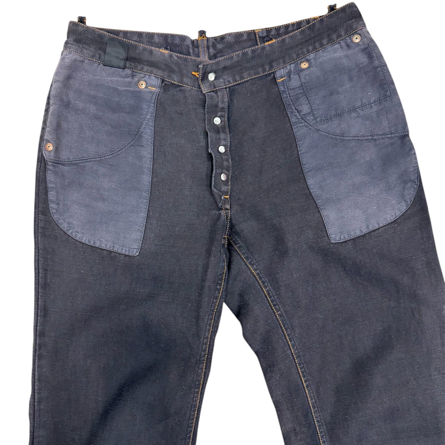 Maison Martin Margiela SS03 Artisanal Reconstructed Inside-Out Denim (42)