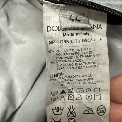 Dolce Gabbana Silver Zip Up Jacket (S)